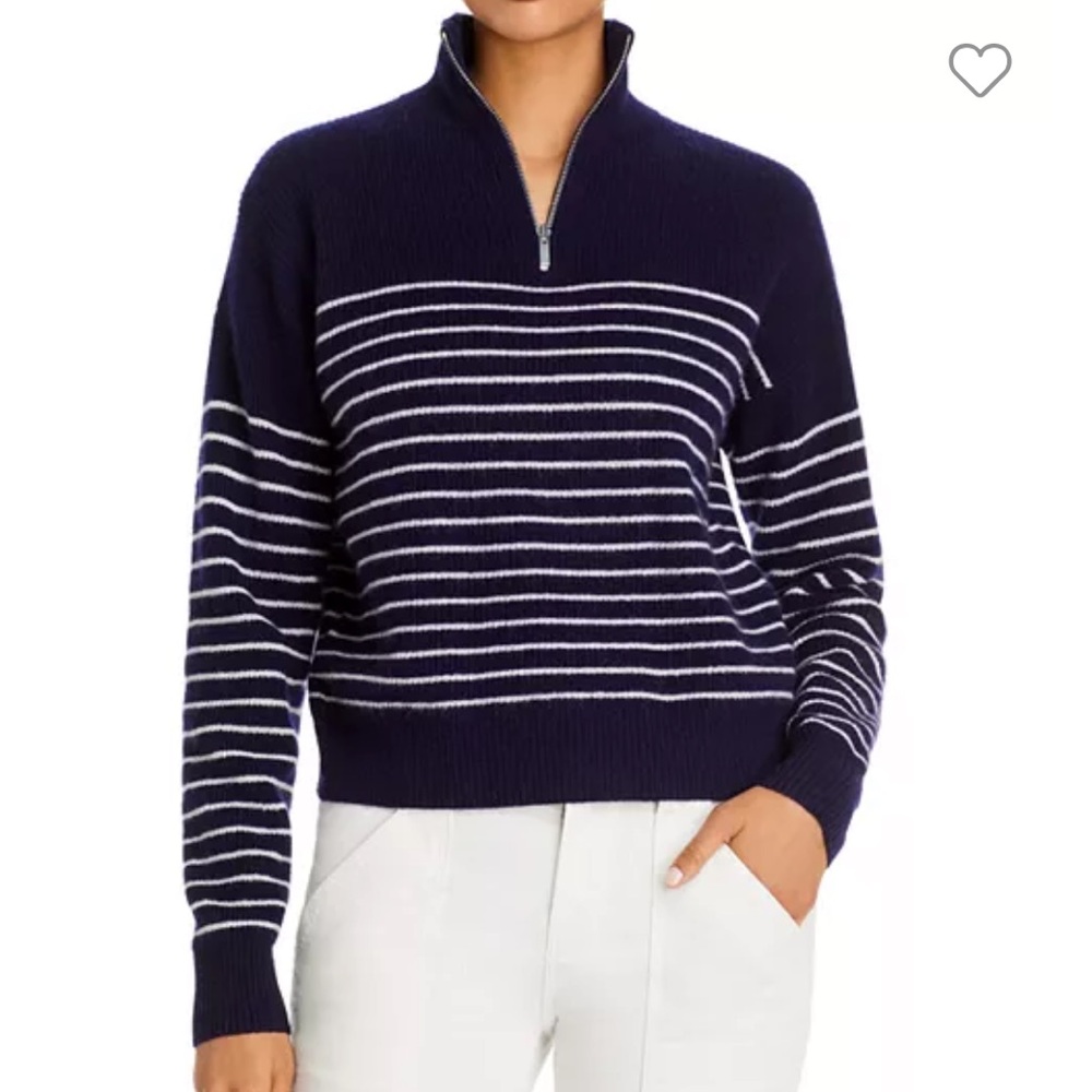 Beautiful Navy blue AQUA cashmere sweater